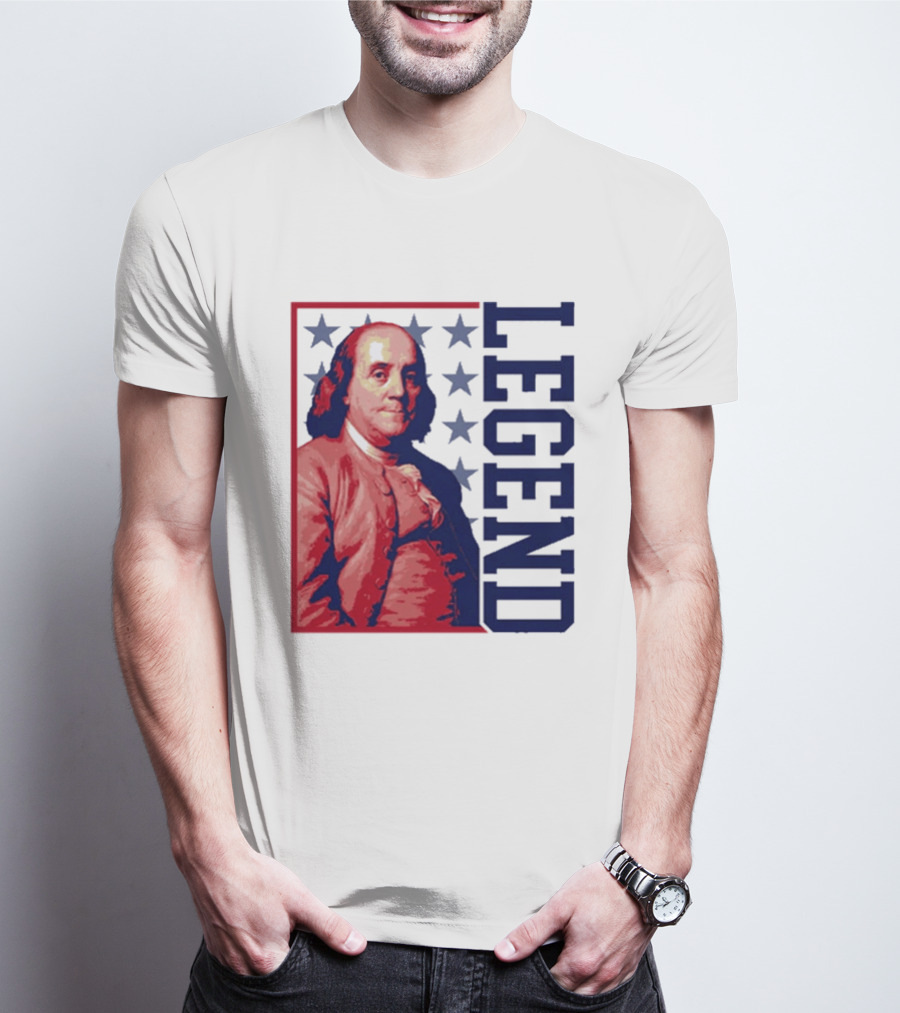 Legend Benjamin Franklin Stars T-Shirt