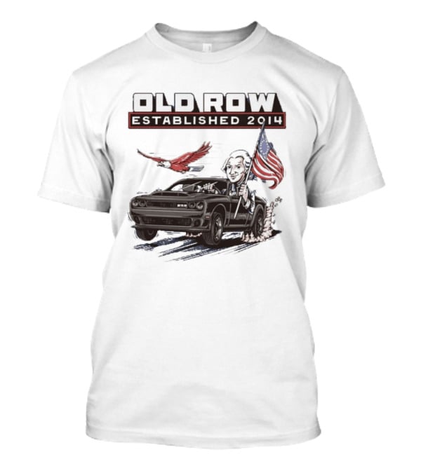 Old Row Established 2010 American Flag And Bald Eagle Patriotic T-Shirt