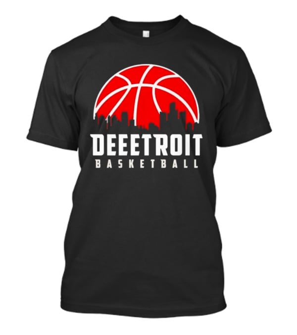Deetroit Basketball Skyline Drip 2026 T-Shirt