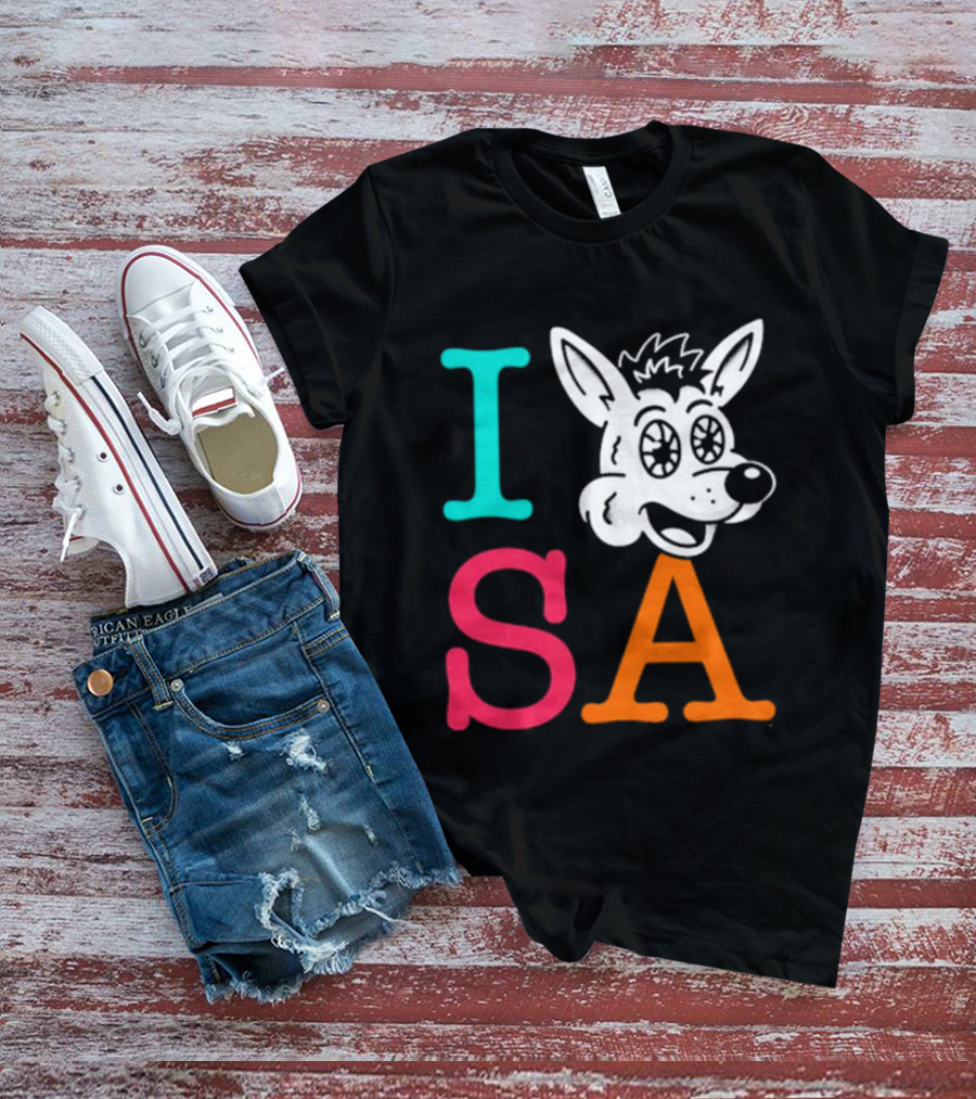 I Love SA Coyote Spurs Basketball T-Shirt