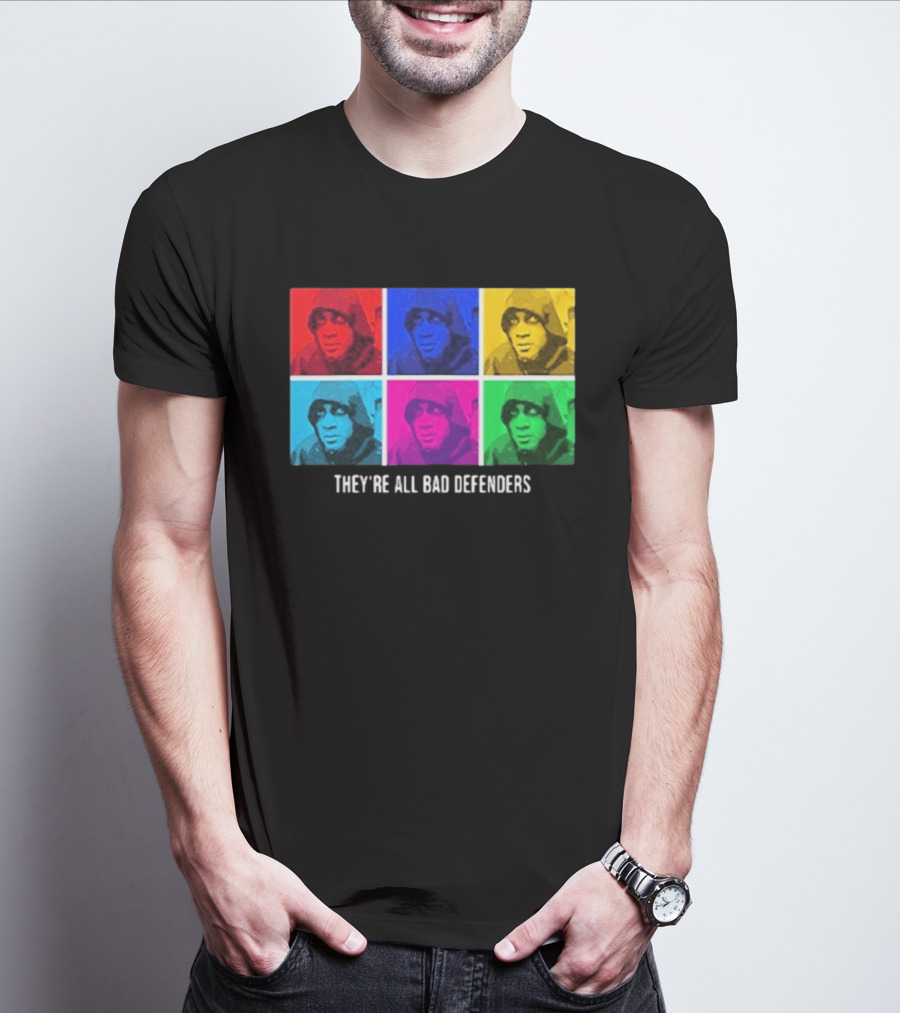 Jaden McDaniels Pop Art Style They're All Bad Defenders T-Shirt
