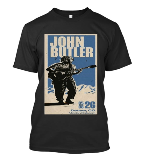 John Butler May 8 2026 Denver CO Mission Ballroom T-Shirt