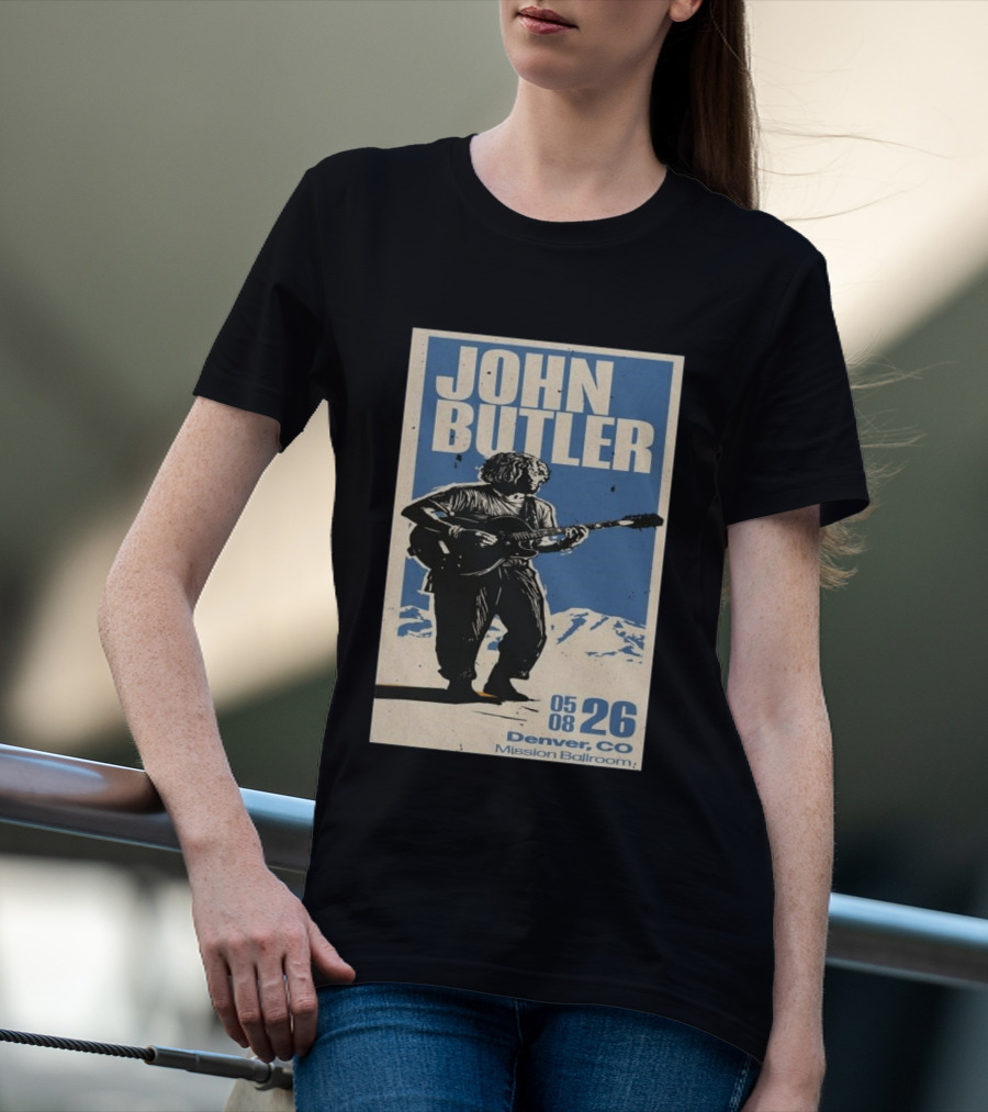 John Butler May 8 2026 Denver CO Mission Ballroom T-Shirt