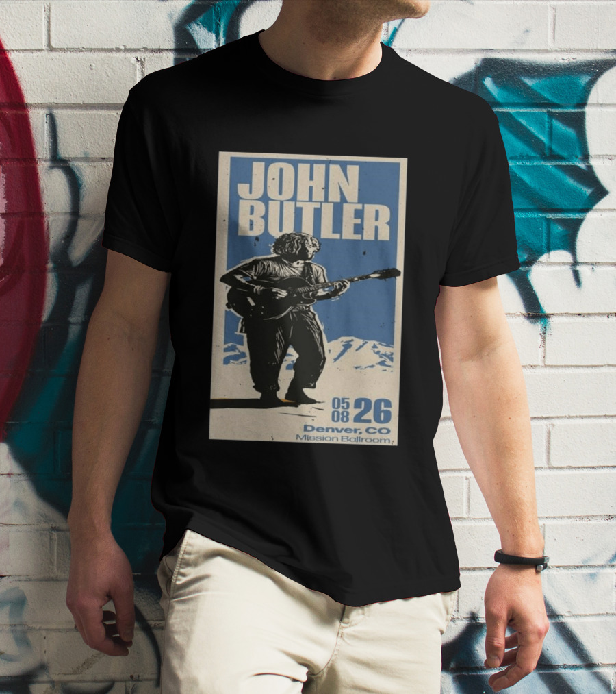John Butler May 8 2026 Denver CO Mission Ballroom T-Shirt