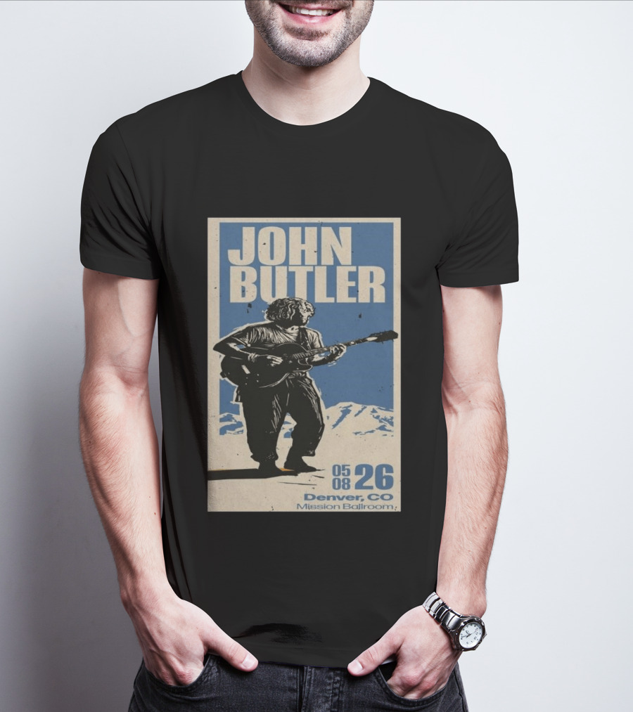 John Butler May 8 2026 Denver CO Mission Ballroom T-Shirt