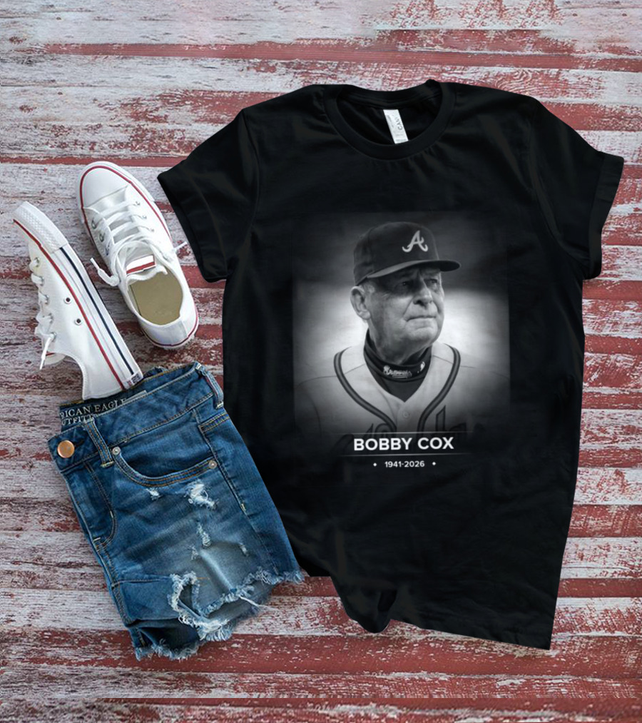 Bobby Cox 1941 2026 Atlanta Braves Manager Legacy T-Shirt