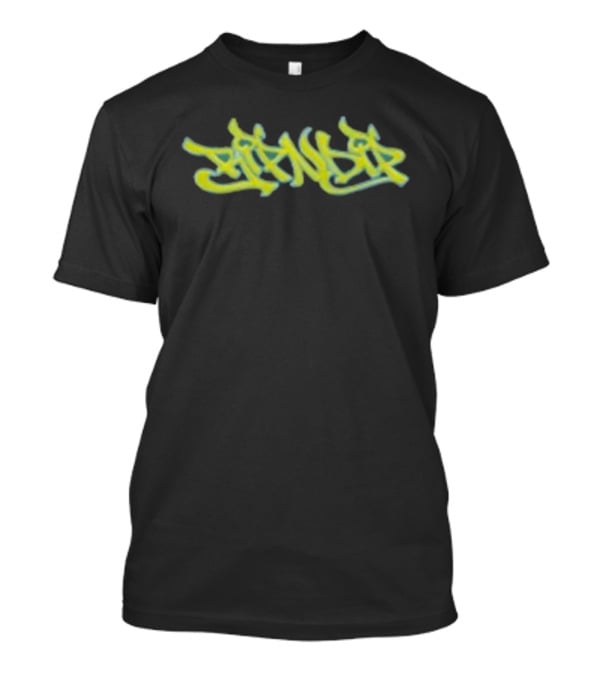 Ripndip Dragonology Graffiti Lettering Yellow Blue T-Shirt