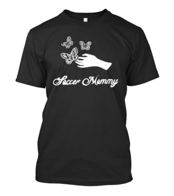 Soccer Mommy Hand With Butterflies For Young Hearts T-Shirt