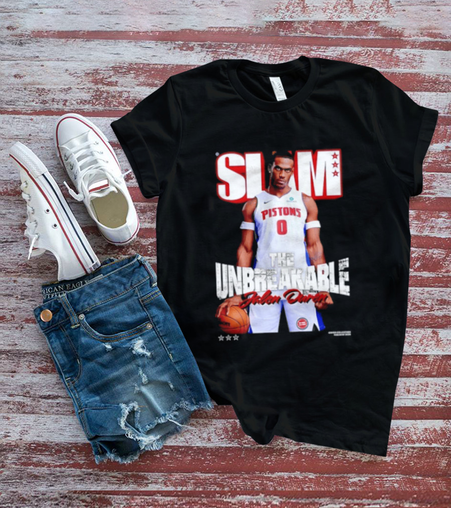 SLAM Jalen Duren Unbreakable Detroit Pistons 260 T-Shirt