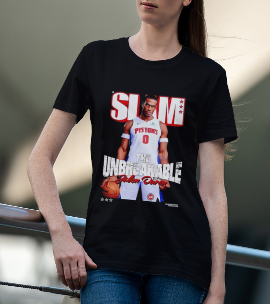 SLAM Jalen Duren Unbreakable Detroit Pistons 260 T-Shirt