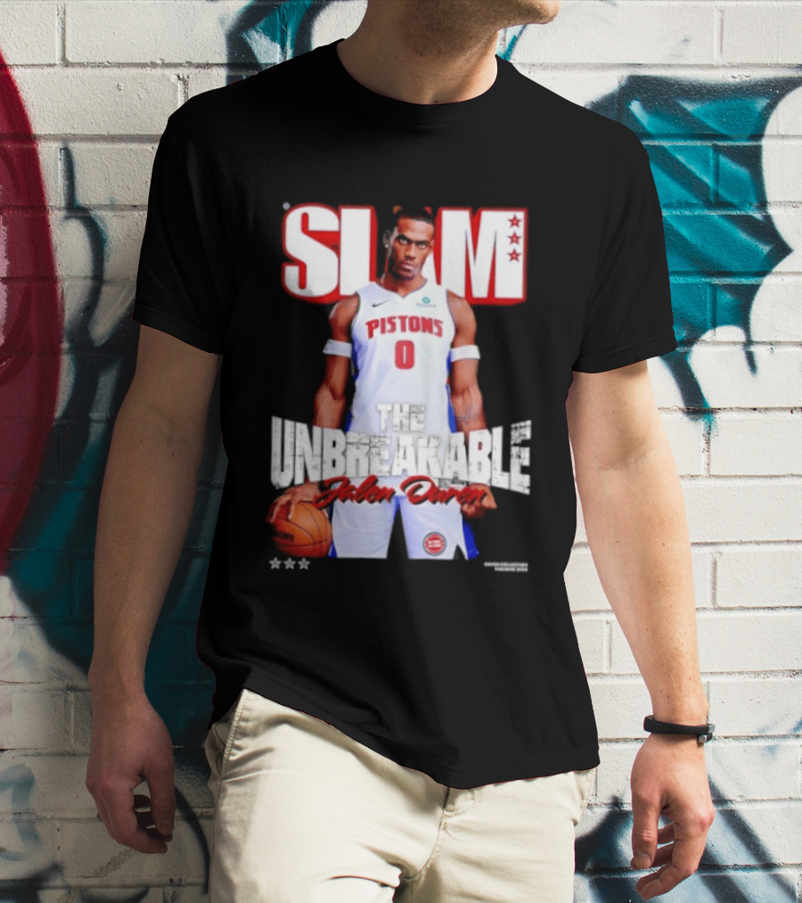 SLAM Jalen Duren Unbreakable Detroit Pistons 260 T-Shirt