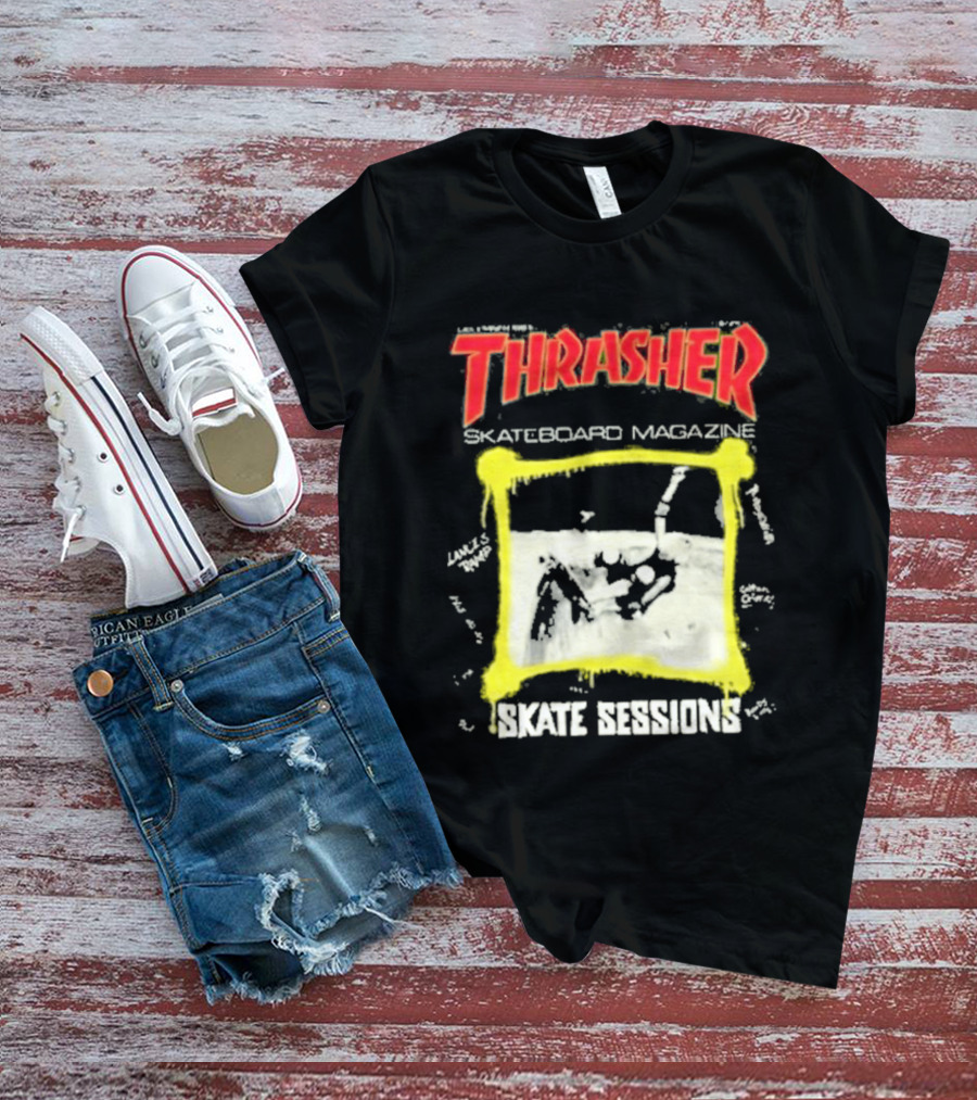 Thrasher Skateboard Magazine December 1983 Skate Sessions T-Shirt