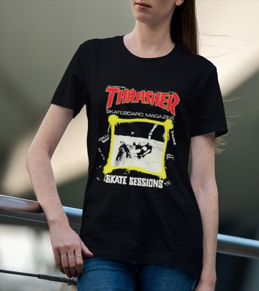 Thrasher Skateboard Magazine December 1983 Skate Sessions T-Shirt
