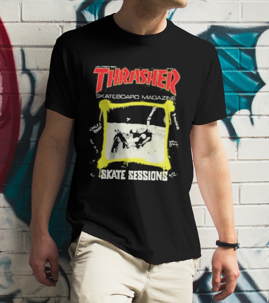 Thrasher Skateboard Magazine December 1983 Skate Sessions T-Shirt