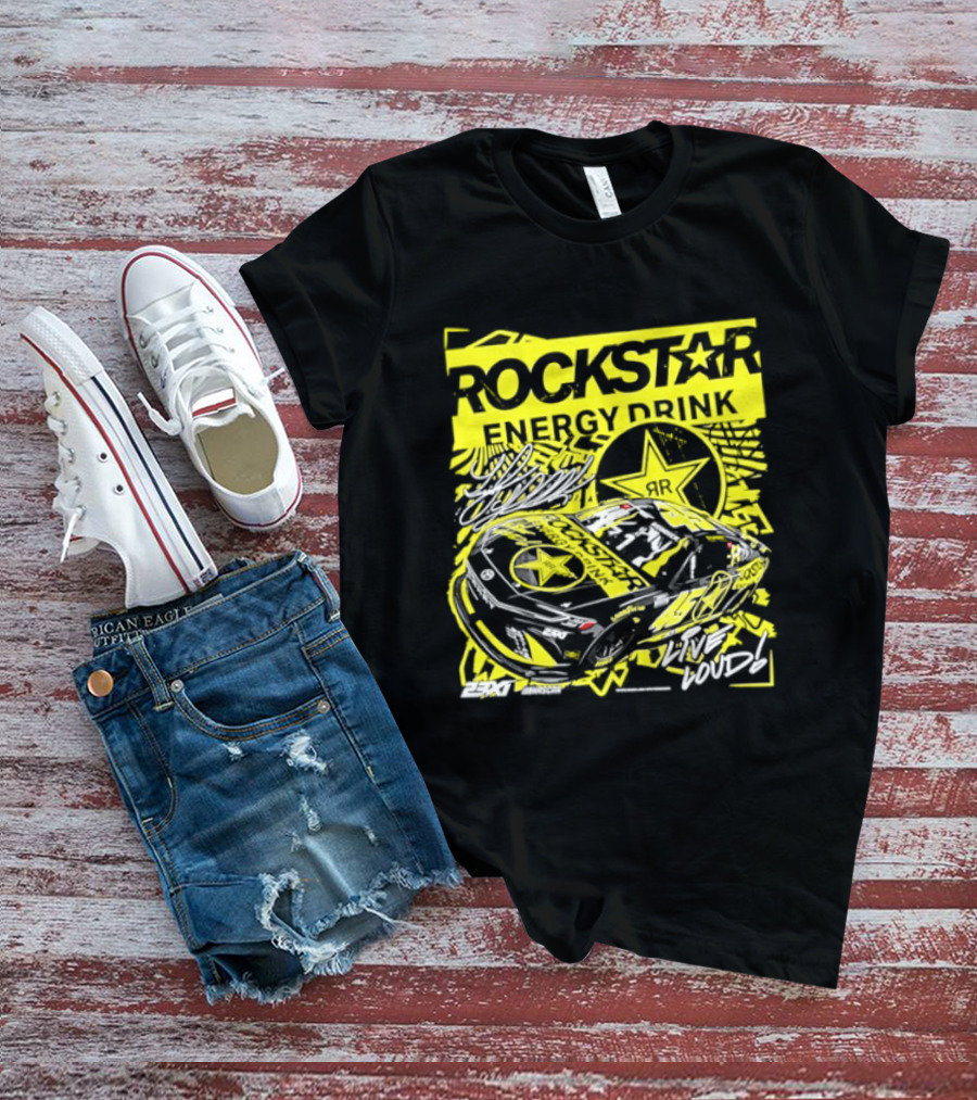 Tyler Reddick 23XI Racing Rockstar Energy Drink Car T-Shirt