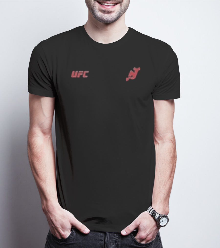 UFC Collaboration With New Jersey Devils T-Shirt