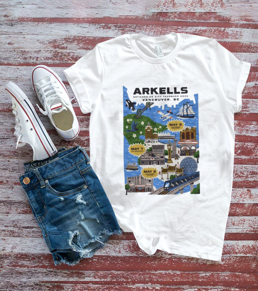 Arkells May 7 2026 The Penthouse Vancouver Concert T-Shirt