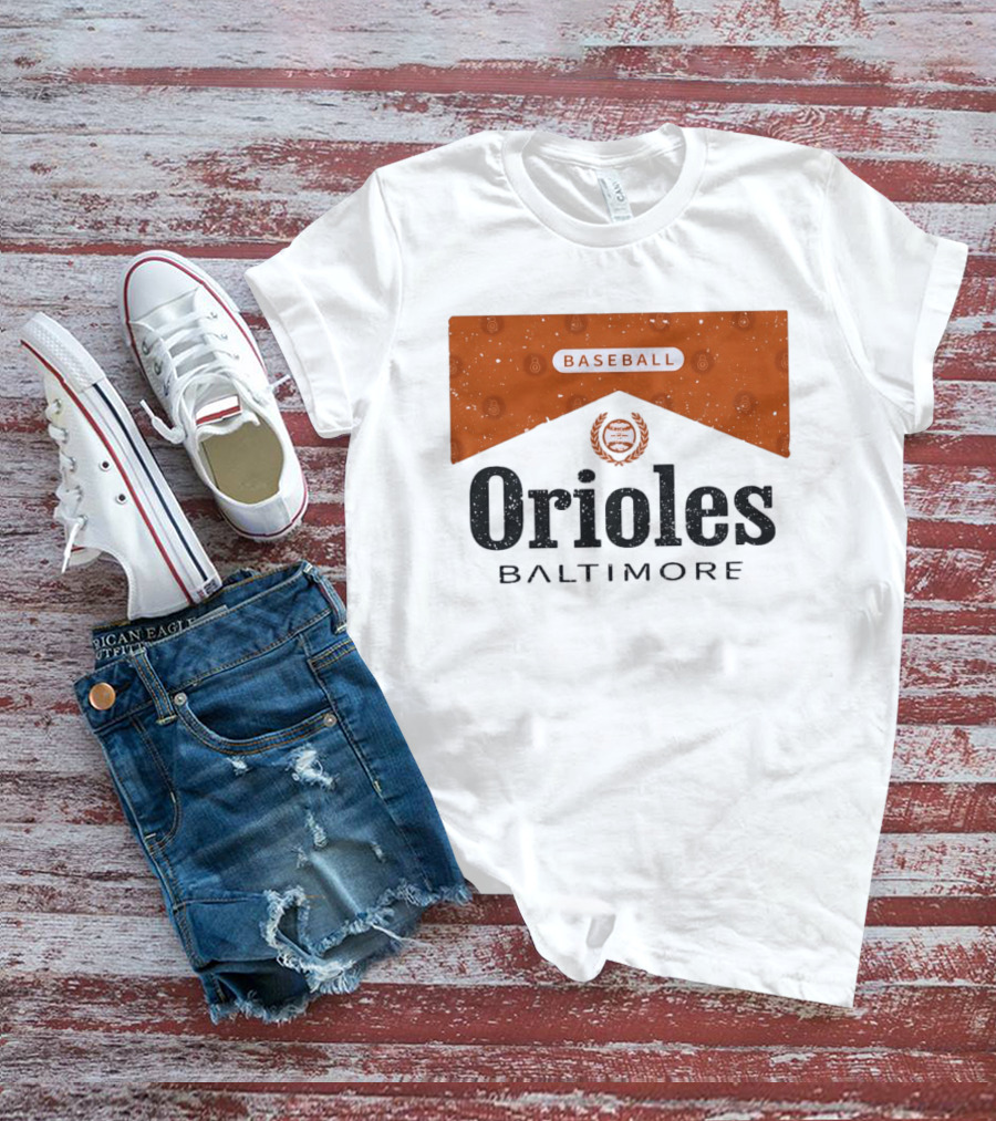 Baltimore Orioles Baseball Marlboro Collaboration T-Shirt
