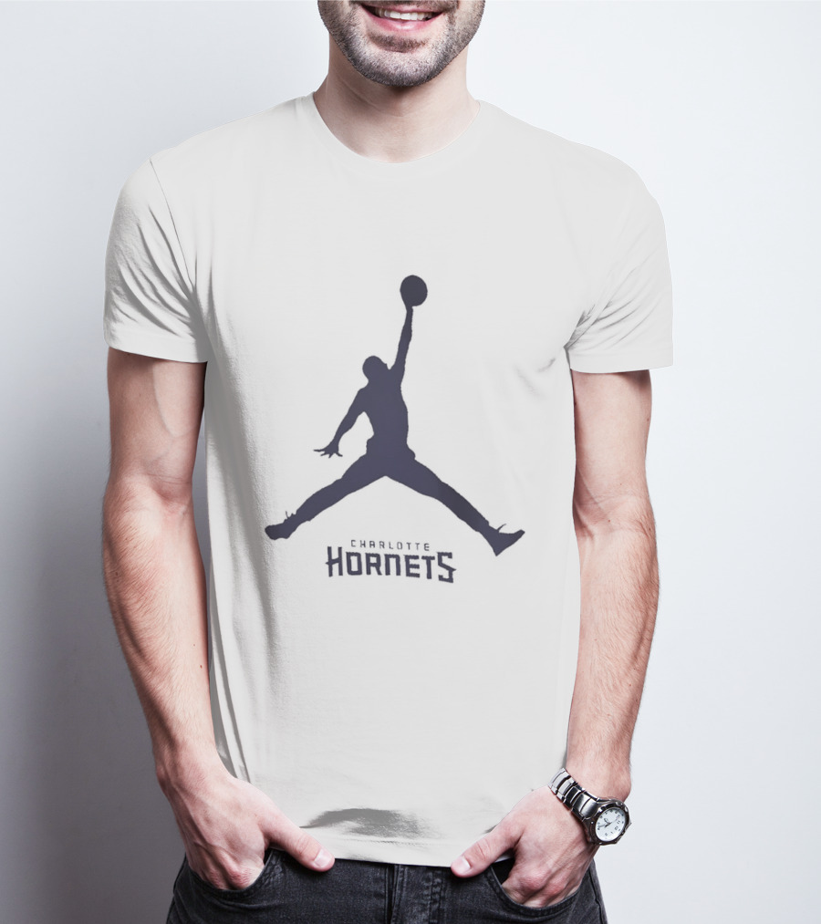 Charlotte Hornets NBA Jumpman Jordan T-Shirt