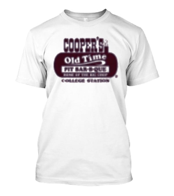 Cooper's Old Time Pit Bar B Que Home Of The Big Chop College Station Texas T-Shirt