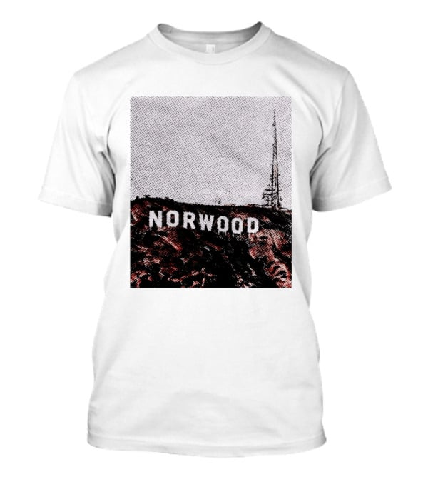 Norwood Hills Sign Parody Hollywood Hills T-Shirt