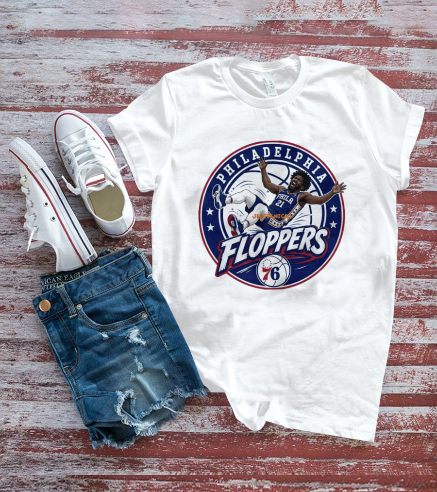 Philadelphia Floppers Joel Embiid 76ers Basketball 2026 T-Shirt