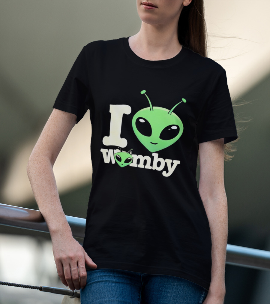 I Love Womby Aliens Victor Wembanyama San Antonio Spurs Basketball T-Shirt