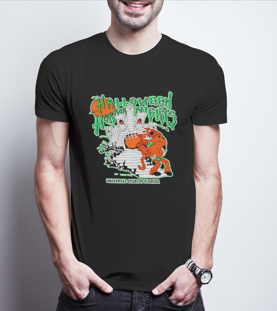 Halloween Horror Nights Universal Studios Florida Scoob Night Razors In The Night Beyond Human T-Shirt