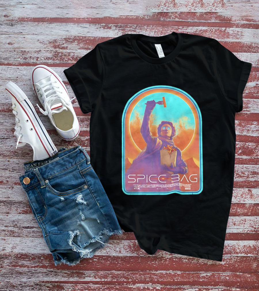 Dune Spice Bag Sci Fi Parody Pop Culture T-Shirt