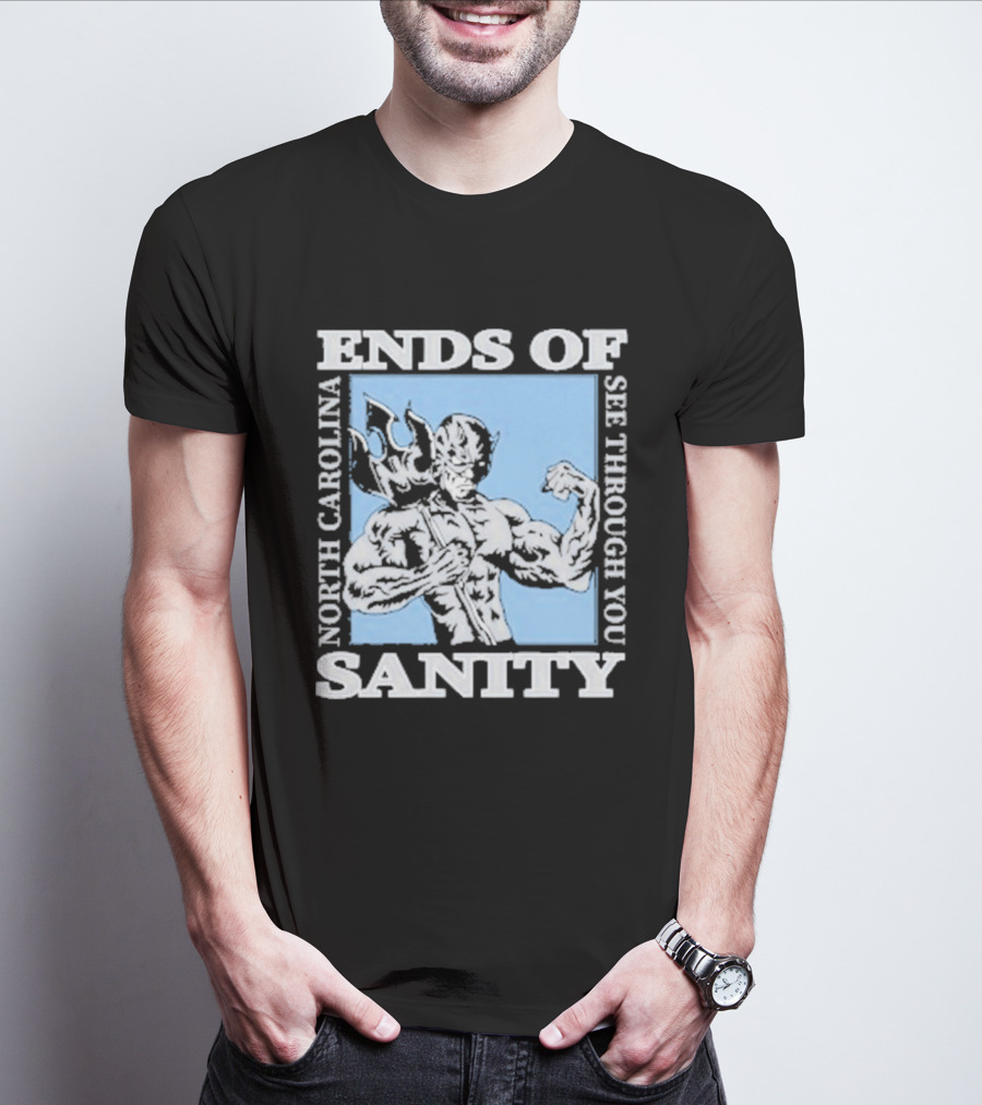 Ends Of Sanity North Carolina See Through You Blue Devil T-Shirt