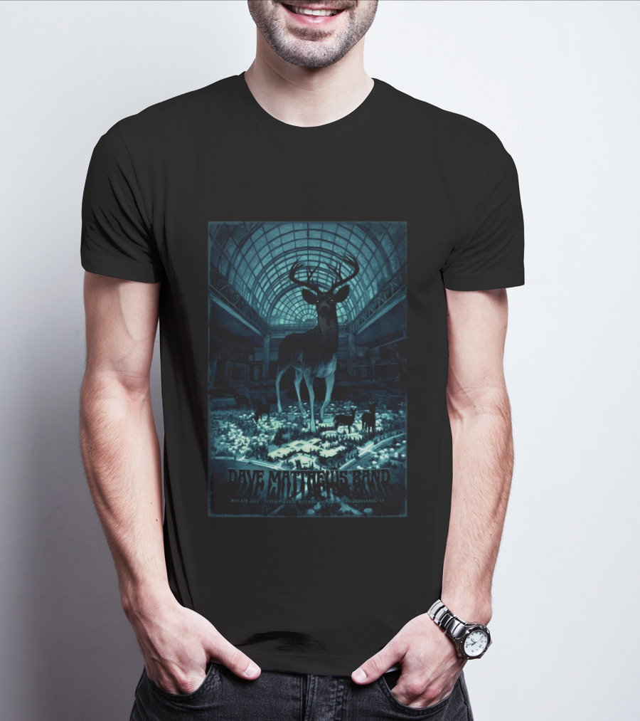 Dave Matthews Band May 8 2026 The Woodlands Deer Concert T-Shirt
