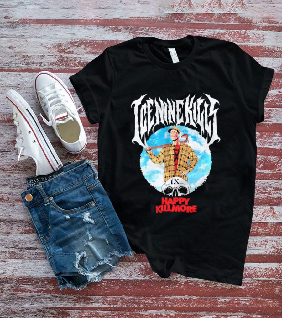 ICE NINE KILLS Happy Killmore Axe Skull T-Shirt