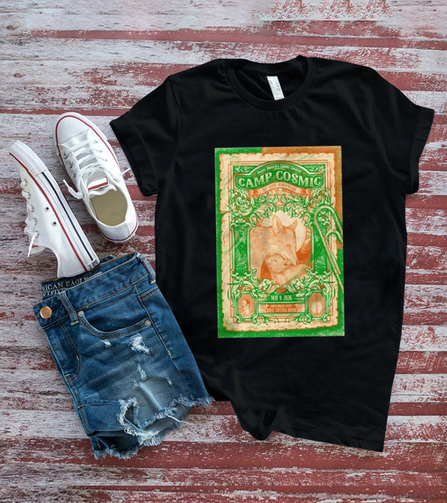 May 9 2026 Daniel Donato's Cosmic Country Camp Cosmic At The Caverns Kyle Tuttle Band Pelham TN Tour T-Shirt