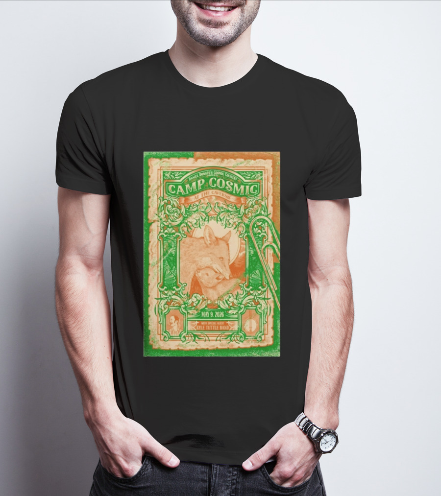 May 9 2026 Daniel Donato's Cosmic Country Camp Cosmic At The Caverns Kyle Tuttle Band Pelham TN Tour T-Shirt