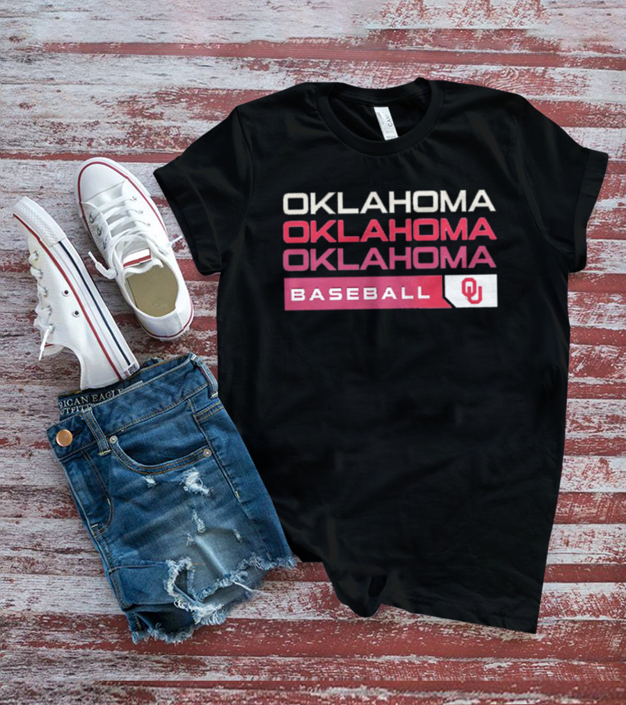 Oklahoma Sooners Baseball 2026 Tri Blend Hype T-Shirt