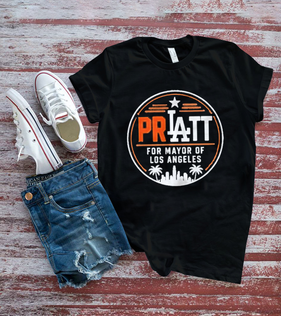 Pratt For Mayor Of Los Angeles 2026 Election Campaign T-Shirt