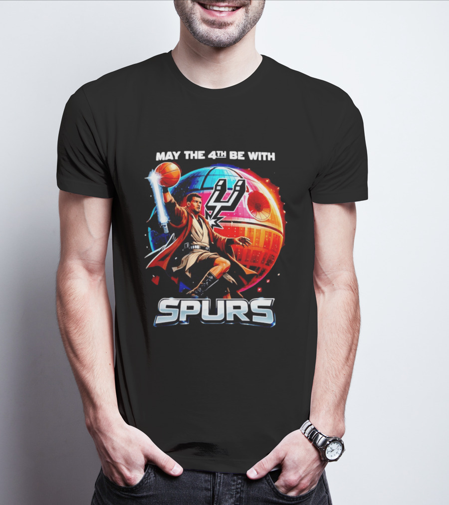 May The 4th Be With You Spurs Star Wars Victor Wembanyama T-Shirt