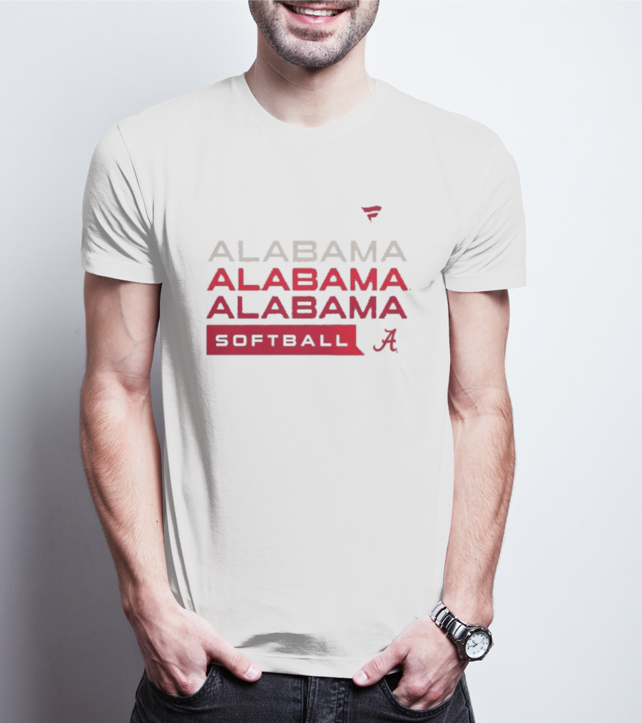 Alabama Crimson Tide Softball Fan Gear Tri Blend Hype T-Shirt