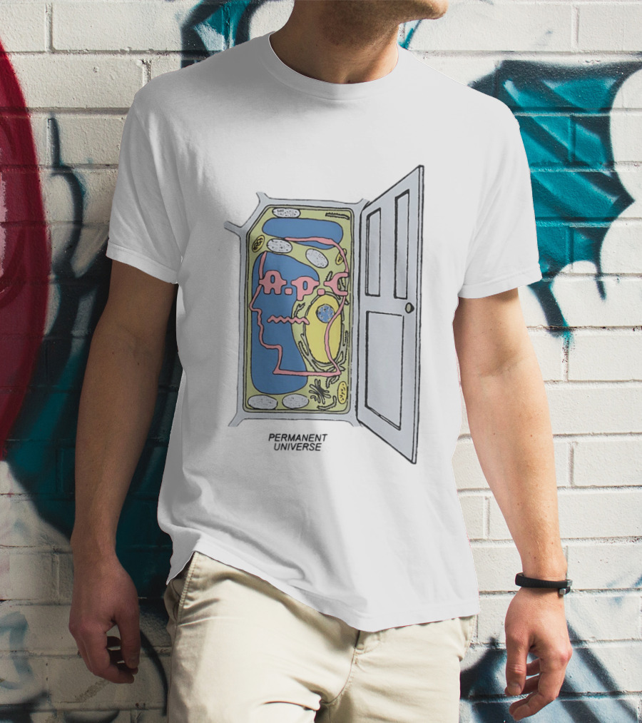 Brain Dead X APC Permanent Universe Open The Door Abstract T-Shirt