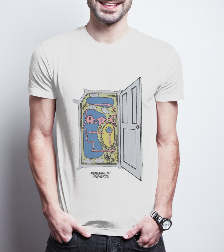 Brain Dead X APC Permanent Universe Open The Door Abstract T-Shirt