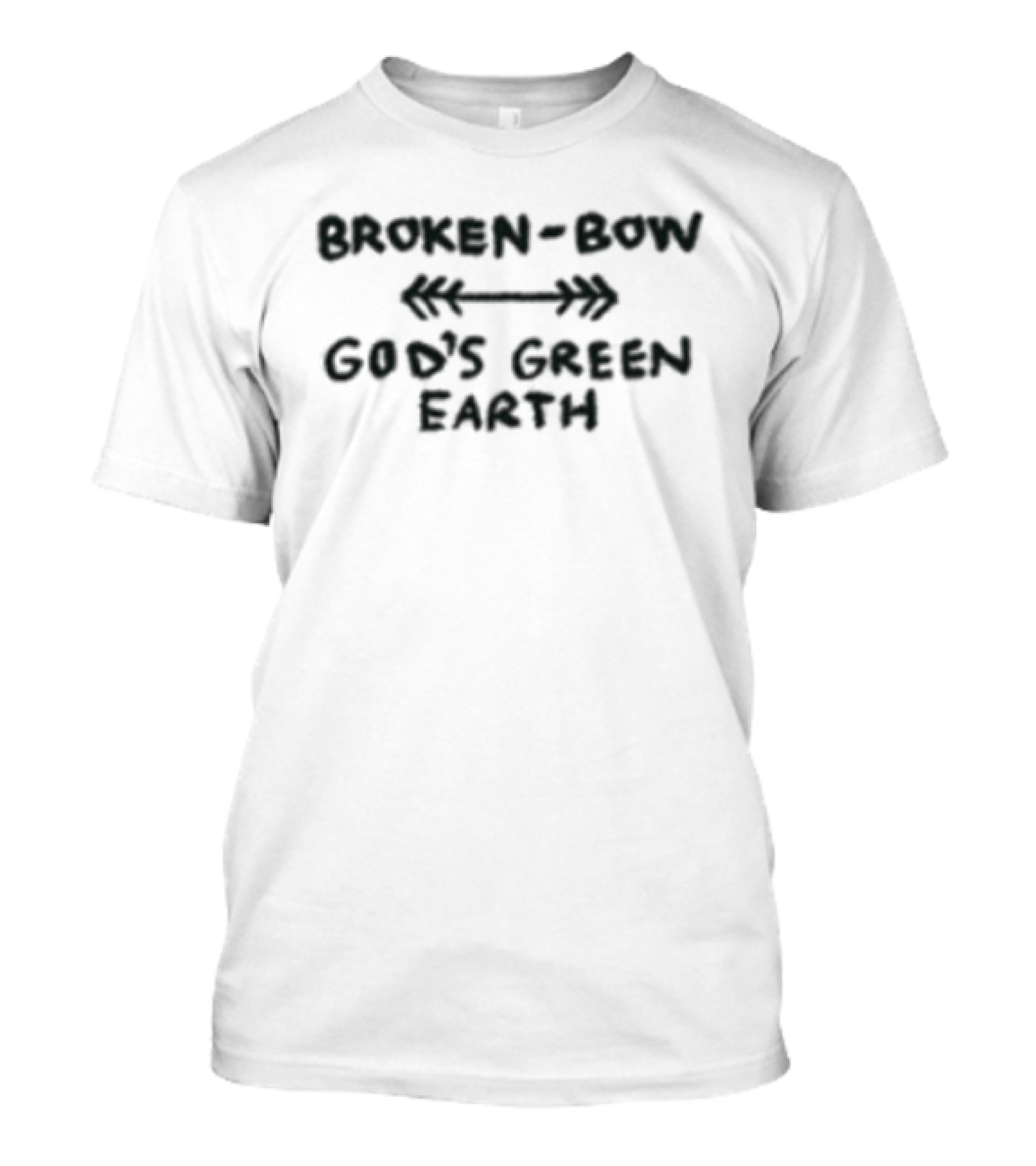 Broken Bow God's Green Earth Churches Arrow T-Shirt