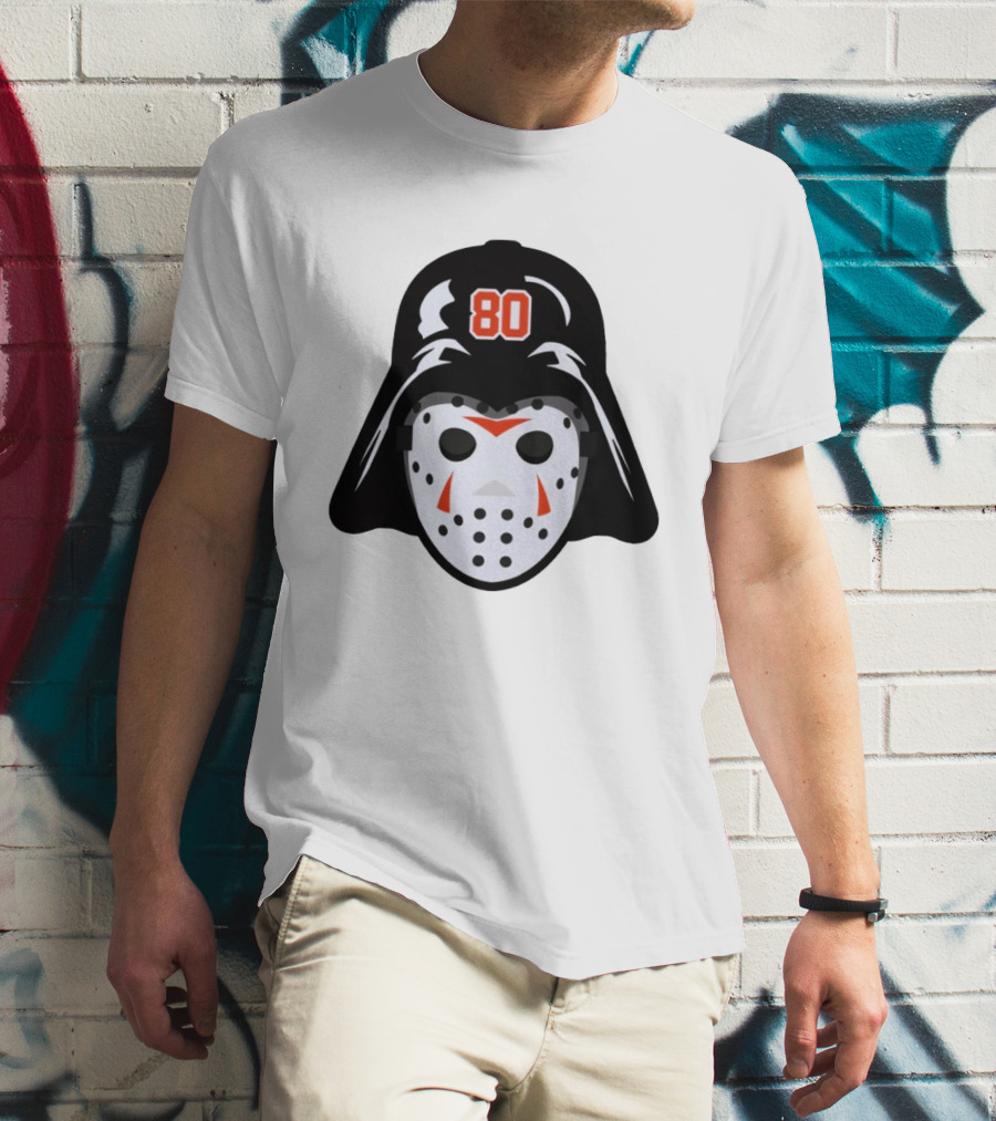 Dan Vladar Darth Vladar Mask 80 Philadelphia Flyers Hockey T-Shirt