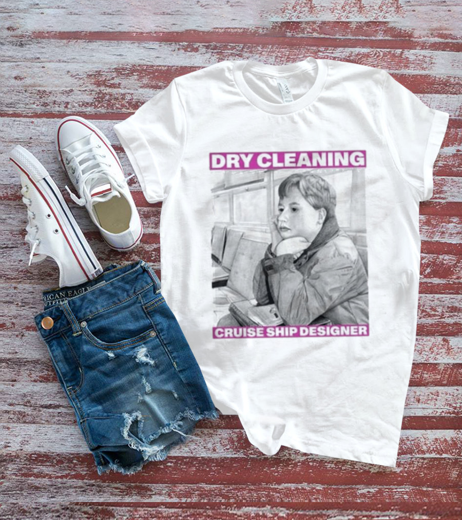 Dry Cleaning Cruise Ship Designer Boy Sketch T-Shirt