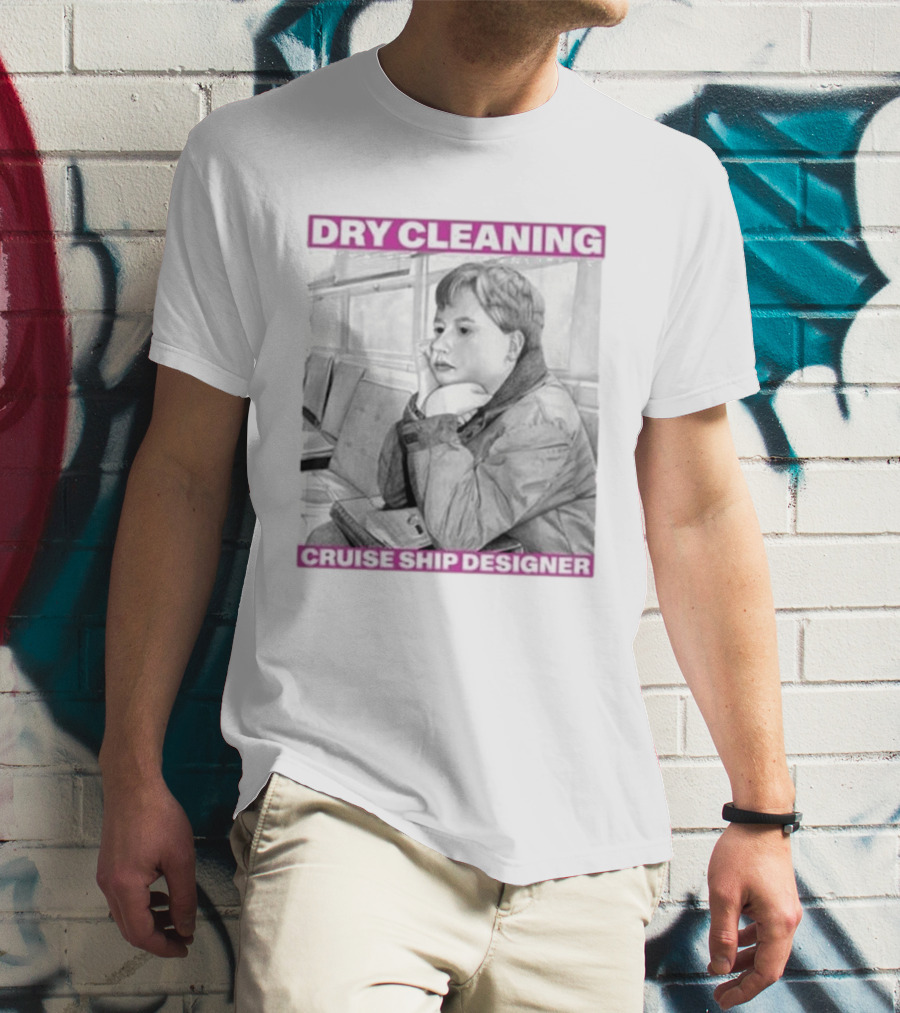 Dry Cleaning Cruise Ship Designer Boy Sketch T-Shirt