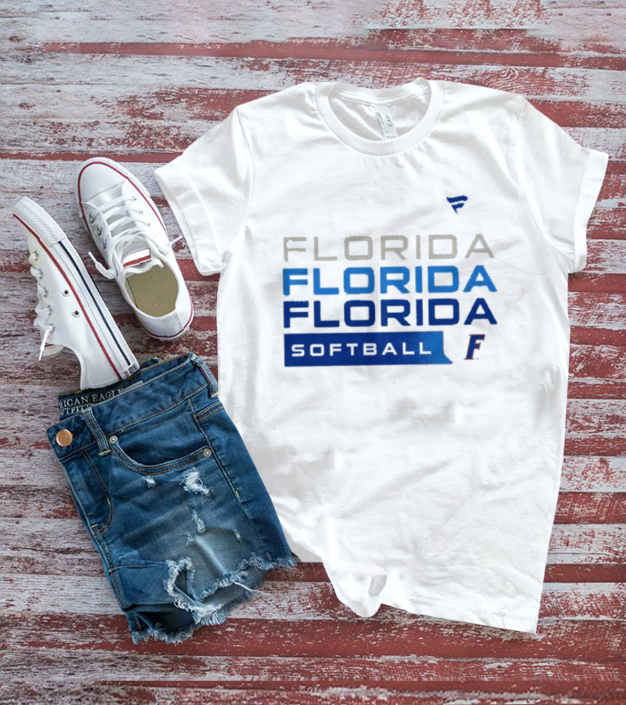 Florida Gators Softball Tri Blend Hype College F T-Shirt