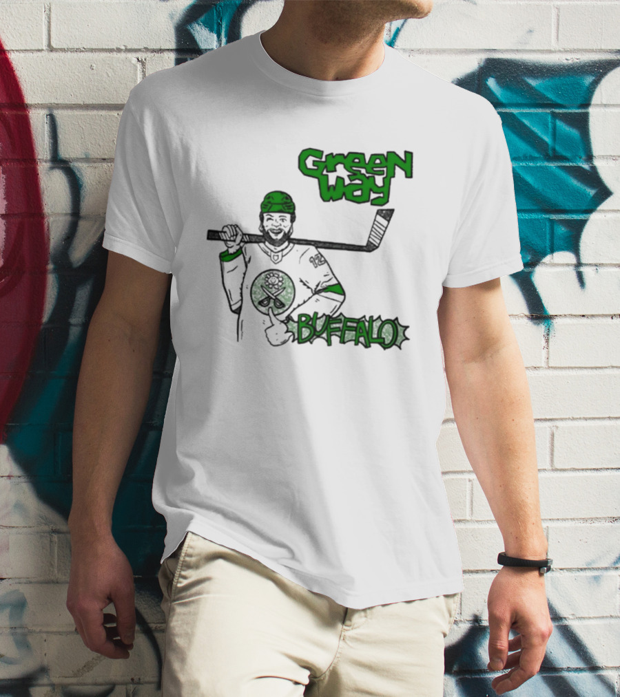 Green Way Hockey Buffalo Player T-Shirt