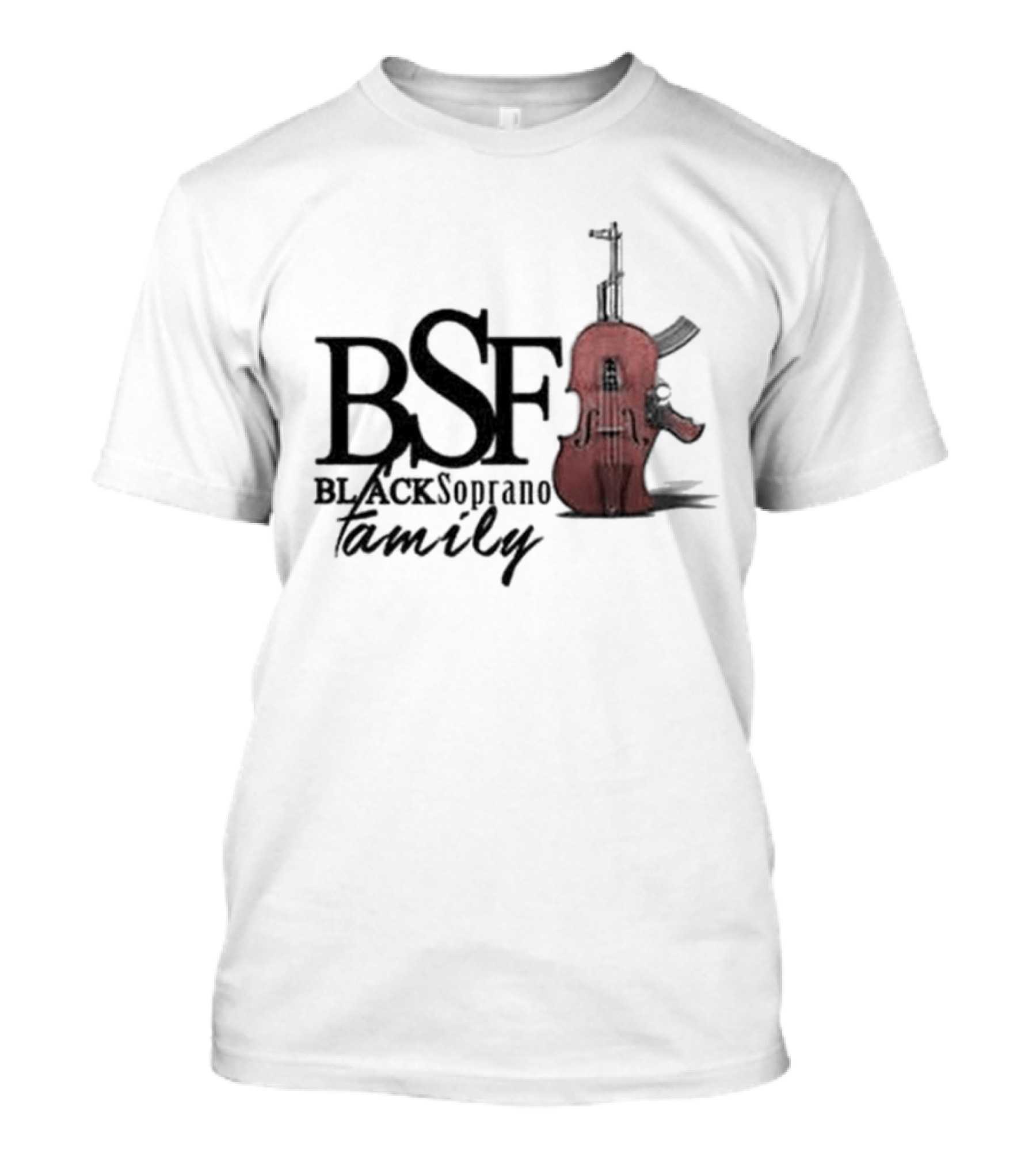 BSF Black Soprano Family Violin T-Shirt