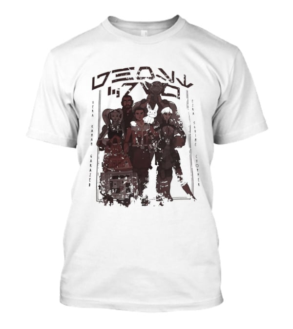 Heroes Villains Star Wars Rebels Ghost Crew Mural Visuals T-Shirt