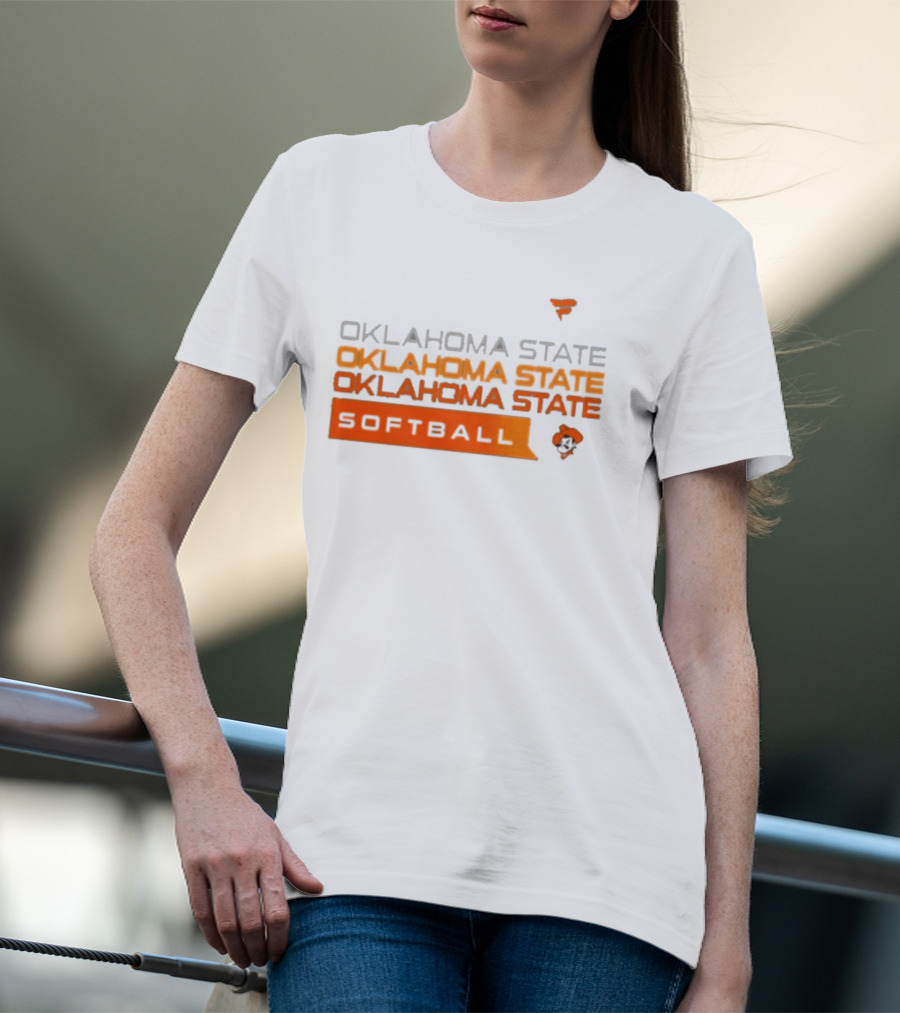 Oklahoma State College Softball Cowboys Hype Tri Blend T-Shirt