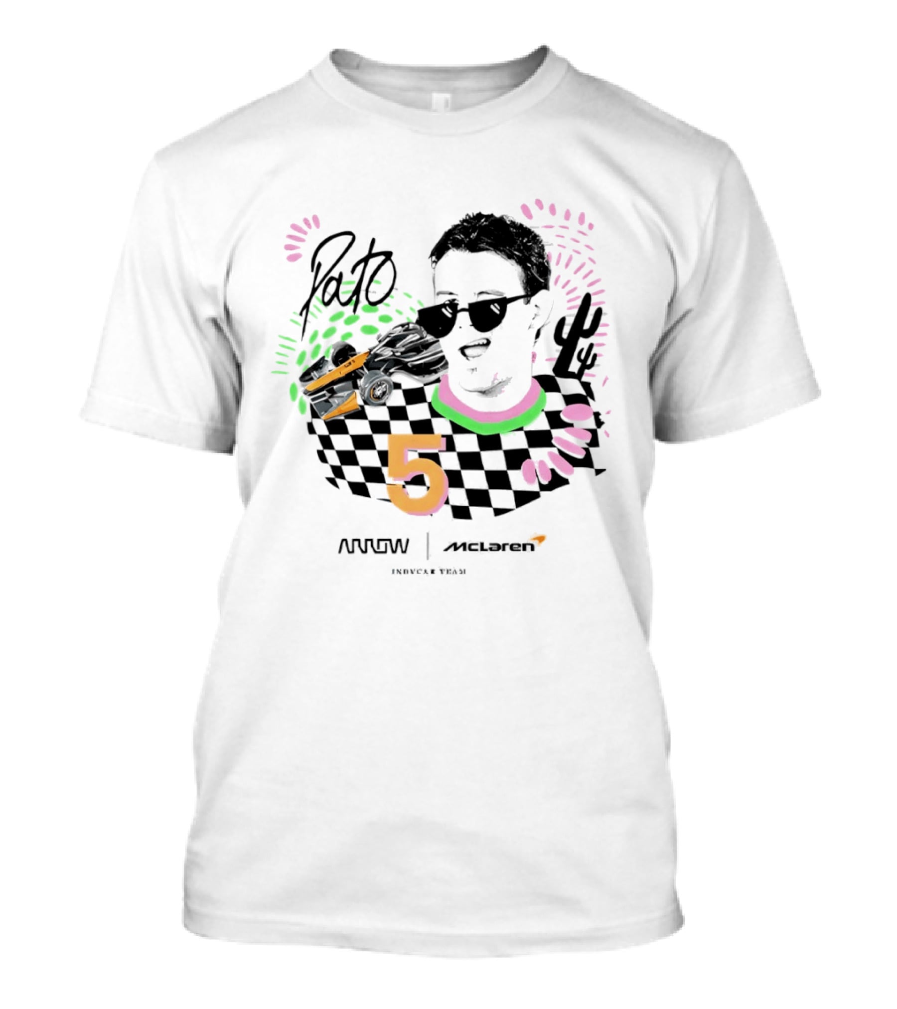 Pato Number 5 Arrow McLaren Racing T-Shirt